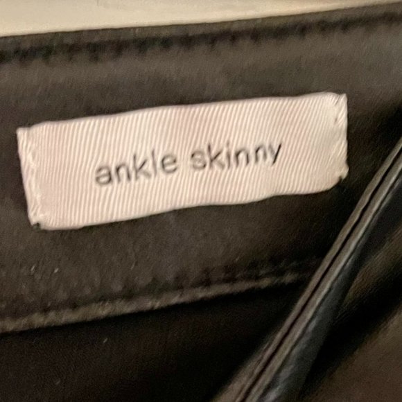 NWT Sanctuary Social Standard Coated Faux Leather, Ankle Skinny Pants 16 - Picture 6 of 9